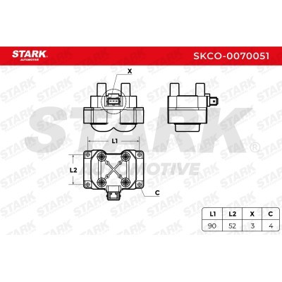 Ignition Coil Stark SKCO-0070051 SKCO-0070051 - photo 4