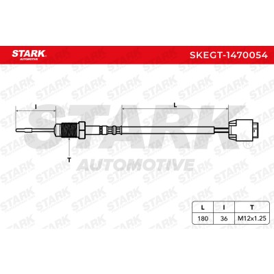 Exhaust gas temperature sensor Stark SKEGT-1470054 SKEGT-1470054 - photo 5