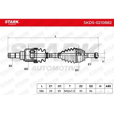 Drive Shaft Stark SKDS-0210882 SKDS-0210882 - photo 8