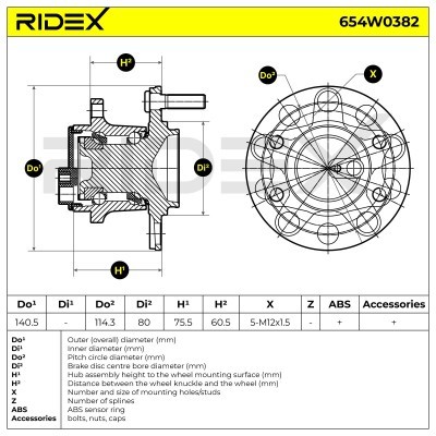 Wheel Bearing Kit RIDEX 654W0382 654W0382 - photo 7
