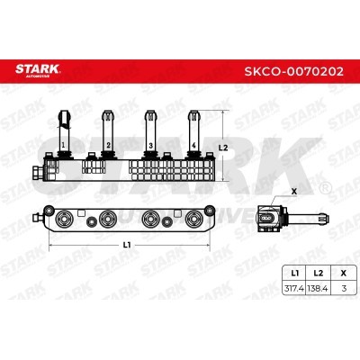 Ignition Coil Stark SKCO-0070202 SKCO-0070202 - photo 4