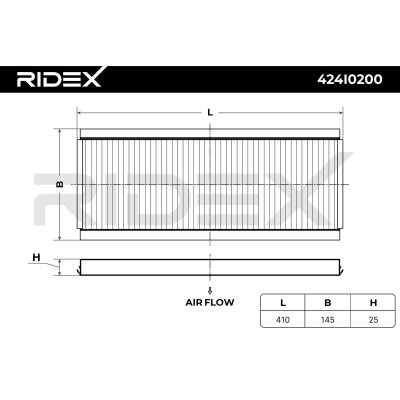 Cabin Air Filter RIDEX 424I0200 424I0200 - photo 6