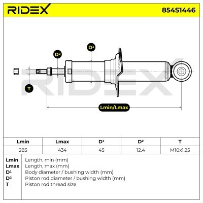 Shock Absorber RIDEX 854S1446 854S1446 - photo 7