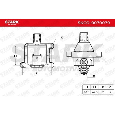Ignition Coil Stark SKCO-0070079 SKCO-0070079 - photo 4