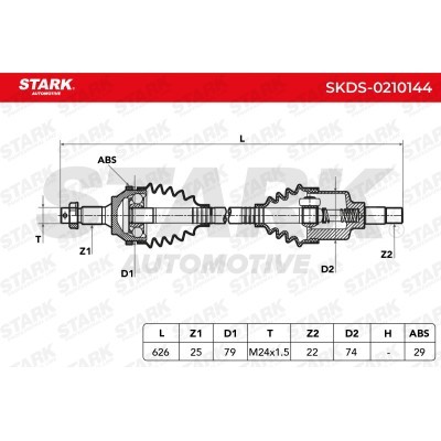 Drive Shaft Stark SKDS-0210144 SKDS-0210144 - photo 8