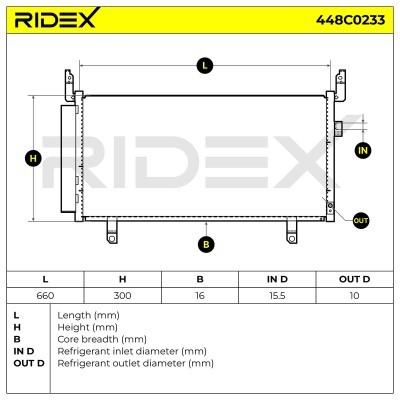 A/C condenser 448C0233 - photo 5