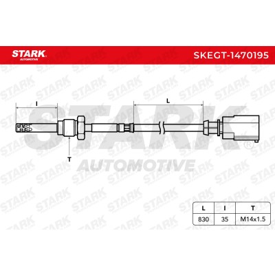 Exhaust gas temperature sensor Stark SKEGT-1470195 SKEGT-1470195 - photo 6