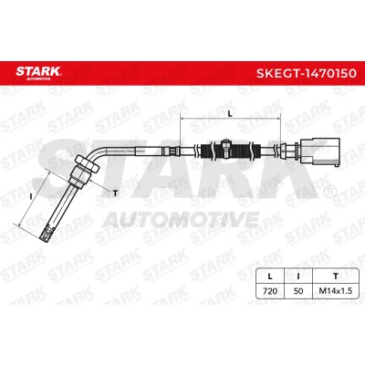 Exhaust gas temperature sensor Stark SKEGT-1470150 SKEGT-1470150 - photo 6