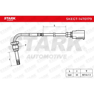 Exhaust gas temperature sensor Stark SKEGT-1470179 SKEGT-1470179 - photo 6