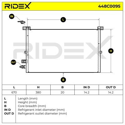 A/C condenser 448C0095 - photo 7