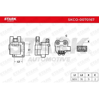 Ignition Coil Stark SKCO-0070167 SKCO-0070167 - photo 3