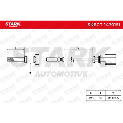 Exhaust gas temperature sensor Stark SKEGT-1470151 SKEGT-1470151 - photo 6