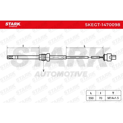 Exhaust gas temperature sensor Stark SKEGT-1470098 SKEGT-1470098 - photo 10