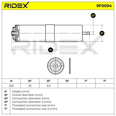 Fuel Filter RIDEX 9F0094 9F0094 - photo 5