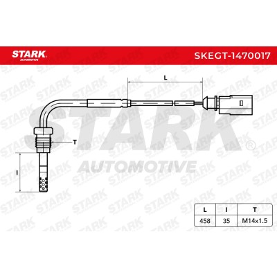 Exhaust gas temperature sensor Stark SKEGT-1470017 SKEGT-1470017 - photo 6