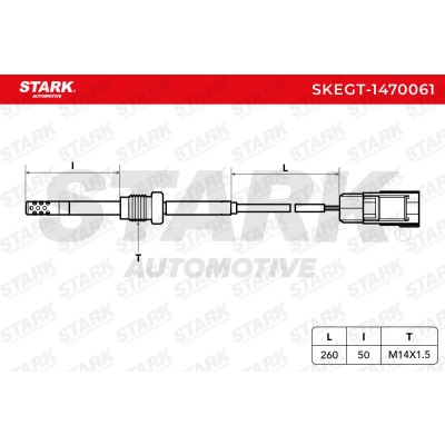 Exhaust gas temperature sensor Stark SKEGT-1470061 SKEGT-1470061 - photo 6