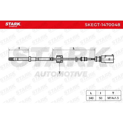 Exhaust gas temperature sensor Stark SKEGT-1470048 SKEGT-1470048 - photo 6