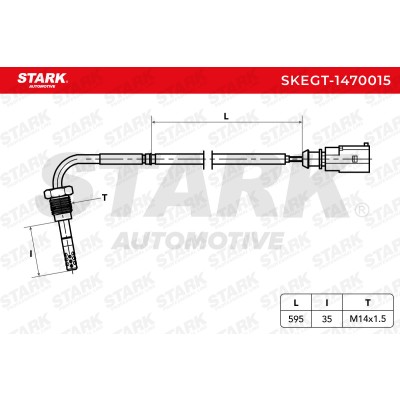 Exhaust gas temperature sensor Stark SKEGT-1470015 SKEGT-1470015 - photo 6