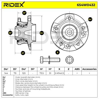 Wheel Bearing RIDEX 654W0432 654W0432 - photo 5