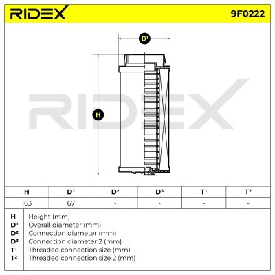 Fuel Filter RIDEX 9F0222 9F0222 - photo 5