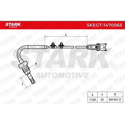 Exhaust gas temperature sensor Stark SKEGT-1470065 SKEGT-1470065 - photo 6