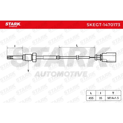 Exhaust gas temperature sensor Stark SKEGT-1470173 SKEGT-1470173 - photo 6