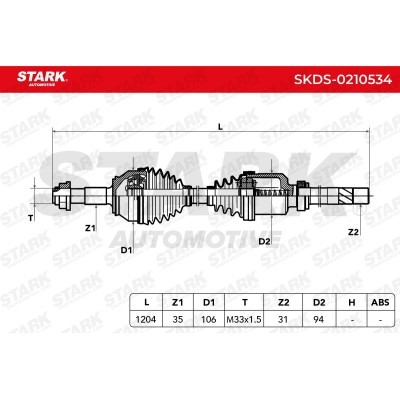 Drive Shaft Stark SKDS-0210534 SKDS-0210534 - photo 14