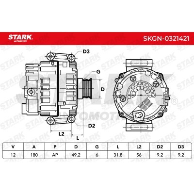 Alternator Stark SKGN-0321421 SKGN-0321421 - photo 6