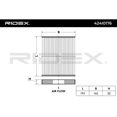 Cabin Air Filter RIDEX 424I0176 424I0176 - photo 4