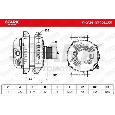 Alternator Stark SKGN-03221455 SKGN-03221455 - photo 7