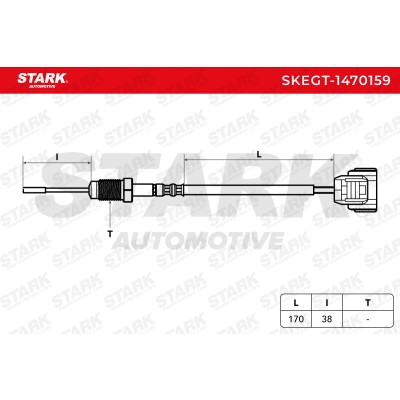 Exhaust gas temperature sensor Stark SKEGT-1470159 SKEGT-1470159 - photo 6