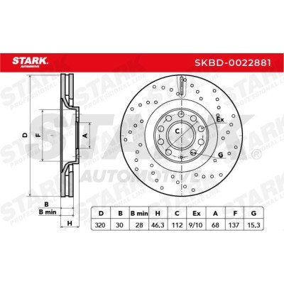 Brake Disc Stark SKBD-0022881 SKBD-0022881 - photo 5