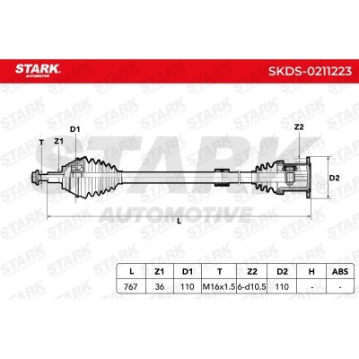 Drive Shaft Stark SKDS-0211223 SKDS-0211223 - photo 7