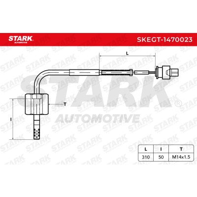 Exhaust gas temperature sensor Stark SKEGT-1470023 SKEGT-1470023 - photo 4