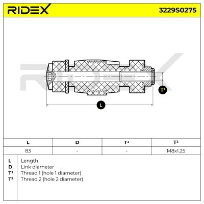Stabilizer Link RIDEX 3229S0275 3229S0275 - photo 5