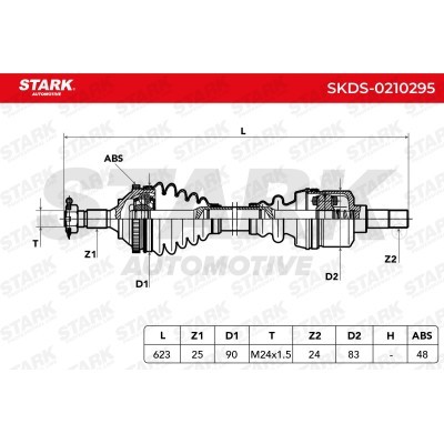 Drive Shaft Stark SKDS-0210295 SKDS-0210295 - photo 7
