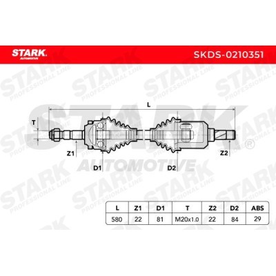 Drive Shaft Stark SKDS-0210351 SKDS-0210351 - photo 5