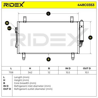 A/C condenser 448C0353 - photo 5