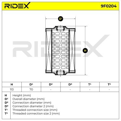 Fuel Filter RIDEX 9F0204 9F0204 - photo 6