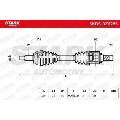Drive Shaft Stark SKDS-0211285 SKDS-0211285 - photo 3