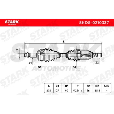Drive Shaft Stark SKDS-0210337 SKDS-0210337 - photo 7