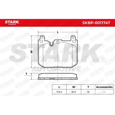 Brake Pads Set Stark SKBP-0011747 SKBP-0011747 - photo 5