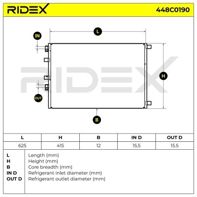 A/C condenser 448C0190 - photo 7