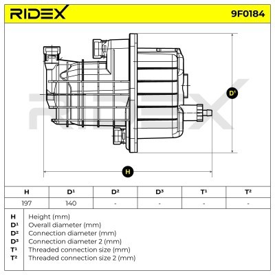 Fuel Filter RIDEX 9F0184 9F0184 - photo 5