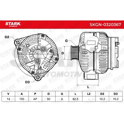 Alternator Stark SKGN-0320367 SKGN-0320367 - photo 7