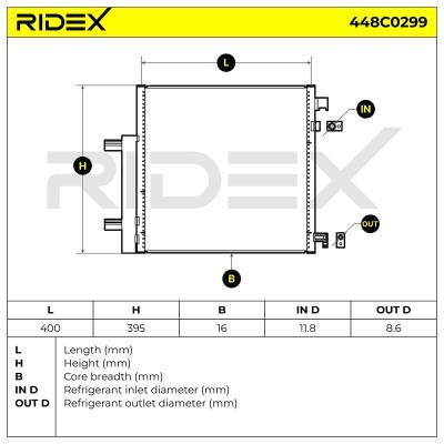 A/C condenser 448C0299 - photo 6
