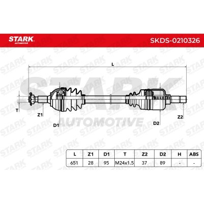 Drive Shaft Stark SKDS-0210326 SKDS-0210326 - photo 5