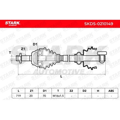 Drive Shaft Stark SKDS-0210149 SKDS-0210149 - photo 6