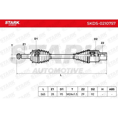 Drive Shaft Stark SKDS-0210757 SKDS-0210757 - photo 12