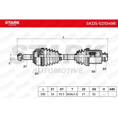 Drive Shaft Stark SKDS-0210498 SKDS-0210498 - photo 7